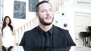 Pure Mature featuring Christiana Cinn's straight hair video