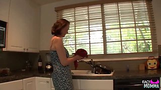 Sapphic stepmother fingering and pussylicking