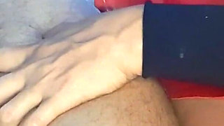 My Girl Make Me a Delicious Handjob with Oil, Licks, Spits and Much Horny