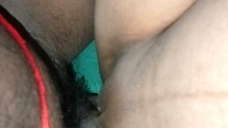 Pregnant wife fuck all night on wooden bed when her home no one