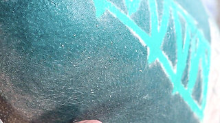 Tattooed Hippie Anal Fuck Herself with Dildo with Big Dick