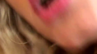 Sexy Blonde MILF Fucked in Her Wet Pussy in the Kitchen