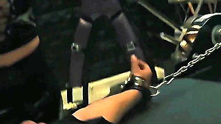 Sheela Sinner Hell on the Rack Hard Tickling Punishment Part 1