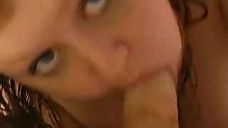 Your sitter gives you a blow job