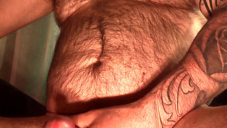 Stepdaddy Spreads Nicely for the Camera