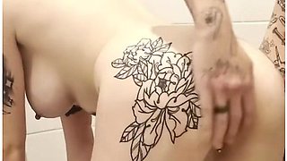 Toilet Piss Whore Gets All Her Holes Filled