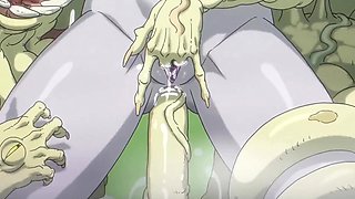 Raven found on date app tentacle monster who can DP her this night
