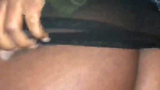 Winter Flash Fun in a Sheer Dress