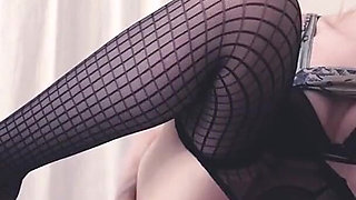 Hot German Nylon Loving Babe in Pantyhose Searching for Pussy in Middle Earth in Cute Lotr Dress
