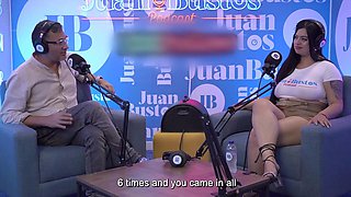 Busty Latina MILF Antonella Jones Pounds David Bander and JuanBustos BBC in Hot Podcast