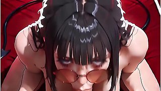 Atkins Heaven - Succubus Eagerly Sucks Your Cock Until She Gets Covered In Cum - [ai] With Car Toon
