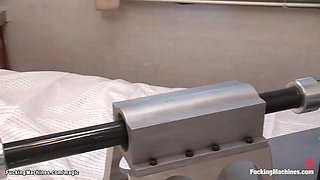 Busty blond fuck machines in camper