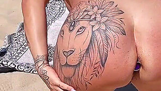 A Good Bitch Fucked on the Beach