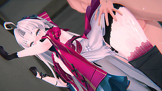 =Wuthering Waves= Carlotta's "MAFIA SCANDAL": Anal, Bound Heiress, POV Sandwich DP & Double (4K)