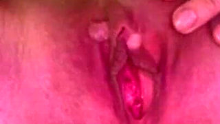 Close-up Clit Masturbation with a Toy - Real Female Orgasm