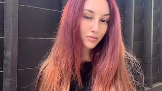 Italian Big Tits MILF Artemisia Love Long Hair Fetish Outdoor
