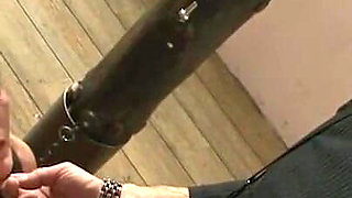 Humiliating stretching whipping