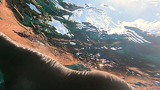 Risky Fucked Swim Girl Underwater Public Anal and Pussy Fuck on the Beach Jessijek