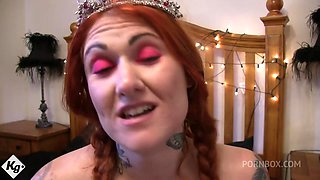 Naughty Tattooed Bride Wants An Anal Fuck From Her Hookup On Her Wedding Day