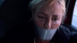 Did in a Car: Ingalls, an Argentinian Model, in a Car-based Simulated Captivity Roleplay - Bondage Video