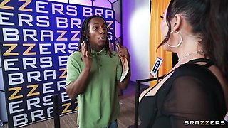 Desirable Angela White's missionary trailer