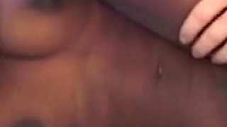 Hood Rat Ebony MILF Takes White Cock Hard