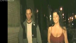 Dolly Busty New York Street Hooker finds new client - Brunette vintage hardcore