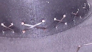 Playful Cowgirl Has Fun with a White Cock and Masturbates Until She Cums All Over