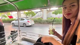 Cute Thai MILF picked up and fucked hard