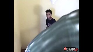 Horny Arab MILF Emine Takes a Hard BBC Ride at the Beach House