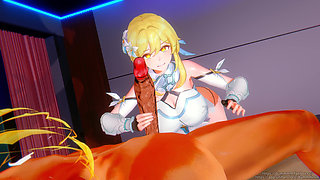 Genshin Impact - Lumine Erotic BBC Sex - 3D Hentai Animations