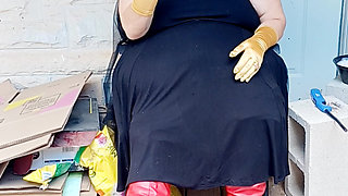 Bat Girl Is Taking a Smoke Break in Her