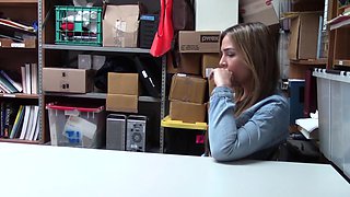 Blondie Blair gets naughty with Ryan in a steamy office affair