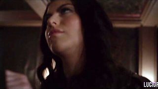 Beautiful nighttime romantic sex with Gal Ritchie and Seth Gamble