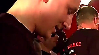 Redhead Slut Gets Massive Bukkake Facial From 20 Guys