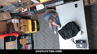 Petite teen pounded for not paying the items