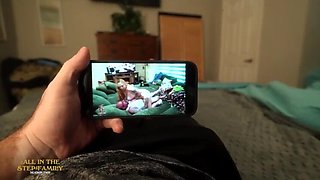 Kymber Leigh Blowjob & Riding Big Cock - MILF Step Mom Gagging on BWC POV