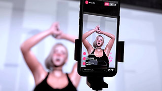 3D Cute Blonde Slut MILF Cheating with Her Yoga Teacher