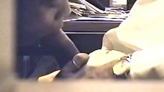 Daebone secretary deepthroats in the office cums in mouth #1