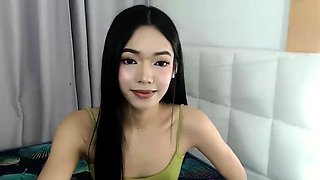 Japanese teen has her holes toyed qith