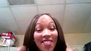 Black Amateur Strippers on Webcam