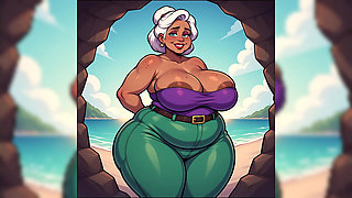 Thick BBW Indian Women at Beach Ai