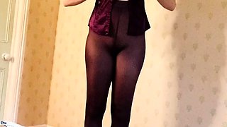 Amateur striptease and Solo masturbation