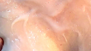 Juicy Natural Tits Covered in Sperm