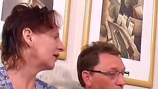 Husband persuades his wife to have a threesome with the neighbor