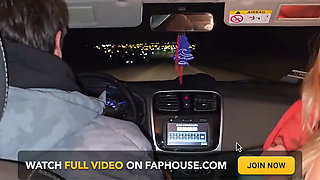 A Double Blowjob in My Friend's Car Dirty Morbid Girls
