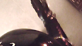 Full Latex Moments Before I Fuck Your Pussy with My Strap-on - Mistress Julia