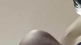 MILF Plays with Cock and Two Dildos with Cumshot on Her Face