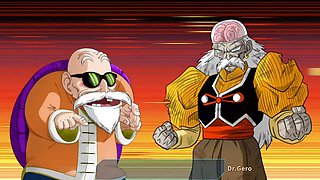 Big tits, old man, animation sex