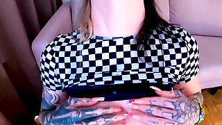 Big Boobed Dutch Student Sucks and Swallows BBC Cum